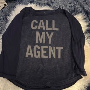 Peek Call My Agent Raglan Tee